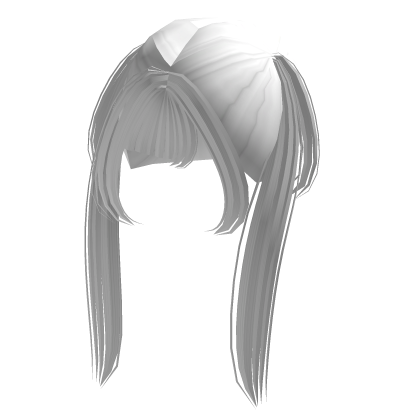Pure White Layered Hair