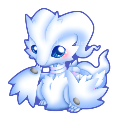 Chibi Reshiram Roblox decal