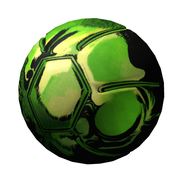 Steel ball (Right shoulder)