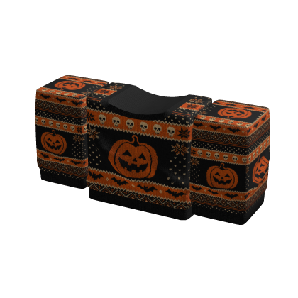Black Pumpkin Halloween Sweater