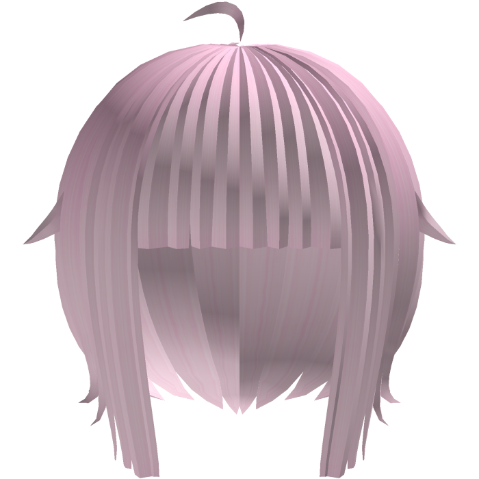 short moe emo hair with tuffs ; pink ꩜ 