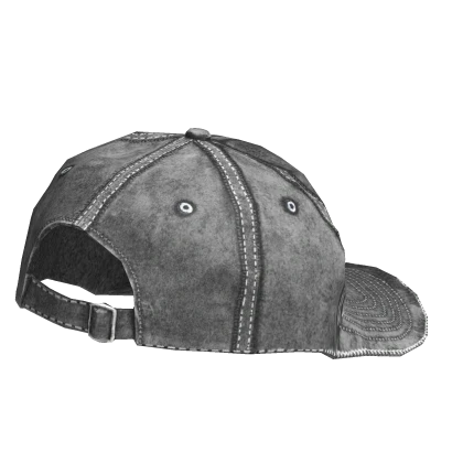 Oversized Black Distressed Backwards Cap | Roblox Item - Rolimon's