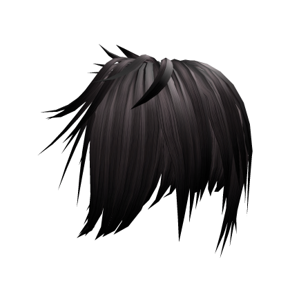 Japanese vkei emo messy scene shy purple boy hair Roblox item