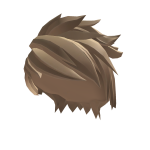 Golden Rocker Fluffy Messy Cool Boys Hair