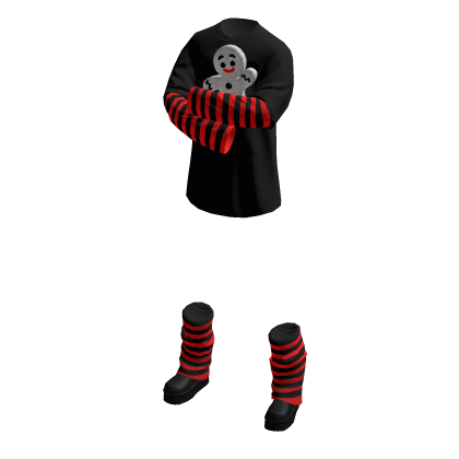 Emo posed outfit red thumbnail