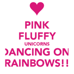 Pink Fuffy Unicorns