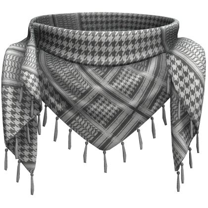 Tactical Shemagh Scarf White Faded Arab Keffiyeh