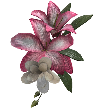 Pink Tropical Summer Face Flower