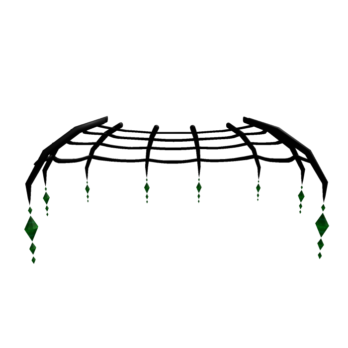 🖤🕸️ Spider's Grace crystal web skirt - Green