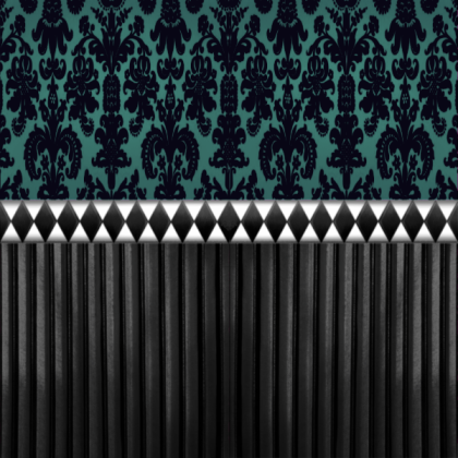 Y2k Goth Wallpaper (Turquoise) Roblox decal