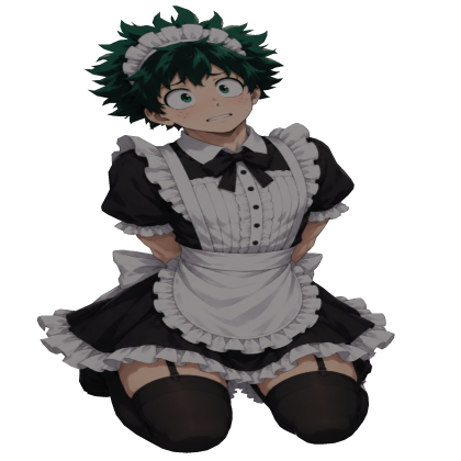 Deku maid cutout thumbnail