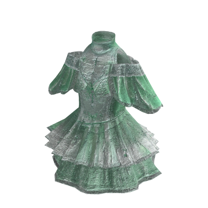 Mint Y2K Fairy Ruffle Dress [PBR] thumbnail