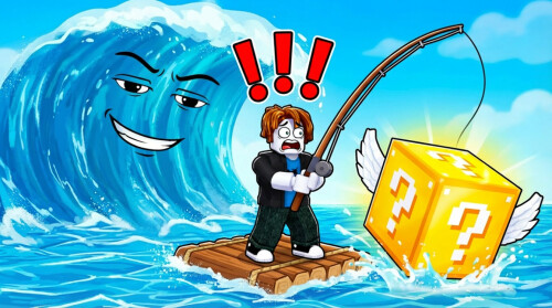 Swim and Fish Lucky Blocks