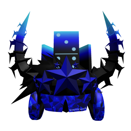 [⏳LImited] Blue Crown +Horns + Clockwork Combo Roblox item