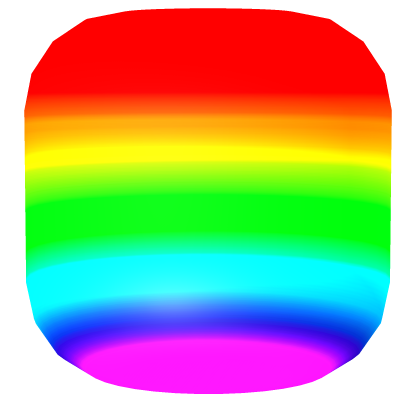 Glowing RGB head