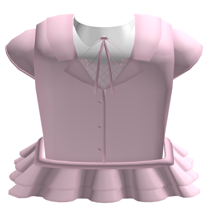 ♡ : cute pink school uniform with skirt Roblox item