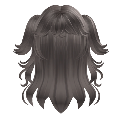 Fluffy Hair With Small High Pigtails (Ash Blonde) Roblox item