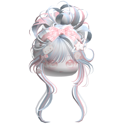 Wispy Igari Shoujo Bun (Blue&Pink) Roblox item