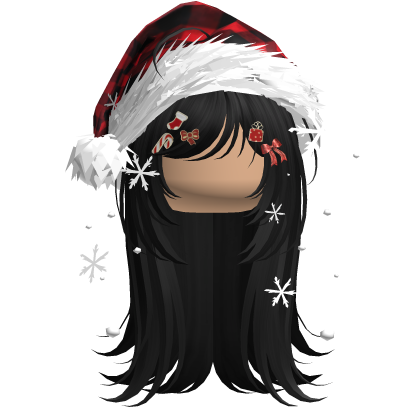 Emo Vamp Christmas Hair (Black)