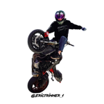 I love doing wheelies