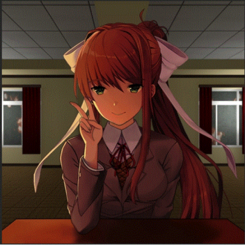 Just Monika.