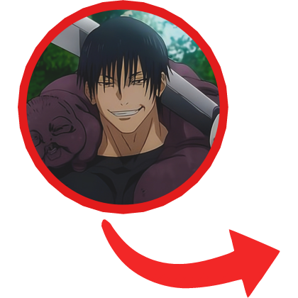 Toji Fushiguro Red Circle