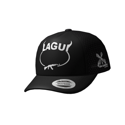 Casquette LAGUI En Croix Records Noir à l'Envers