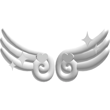Cute Angel Wing Heart Sparkle Kawai Emo Dark Black
