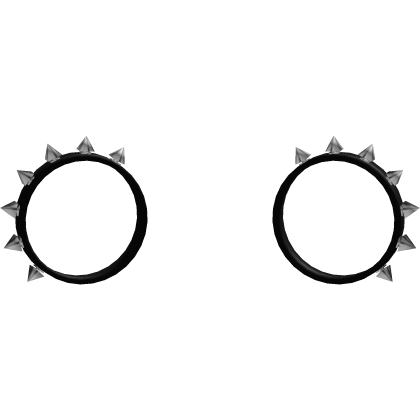 Moe Vkei Emo Alt Studded Black Ring Bear Ears