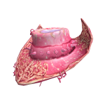 Mourning Nightshade Outlaw Hat (Golden Pink)
