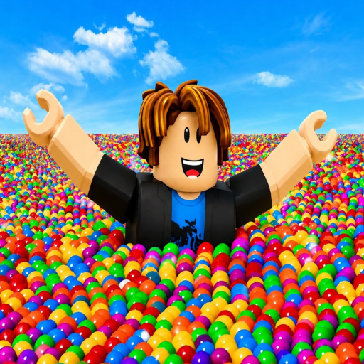 Jump Into Huge Ball Pit