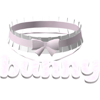 ♡ ⋮ cute bunny choker necklace in pink