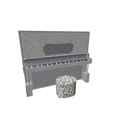 White piano