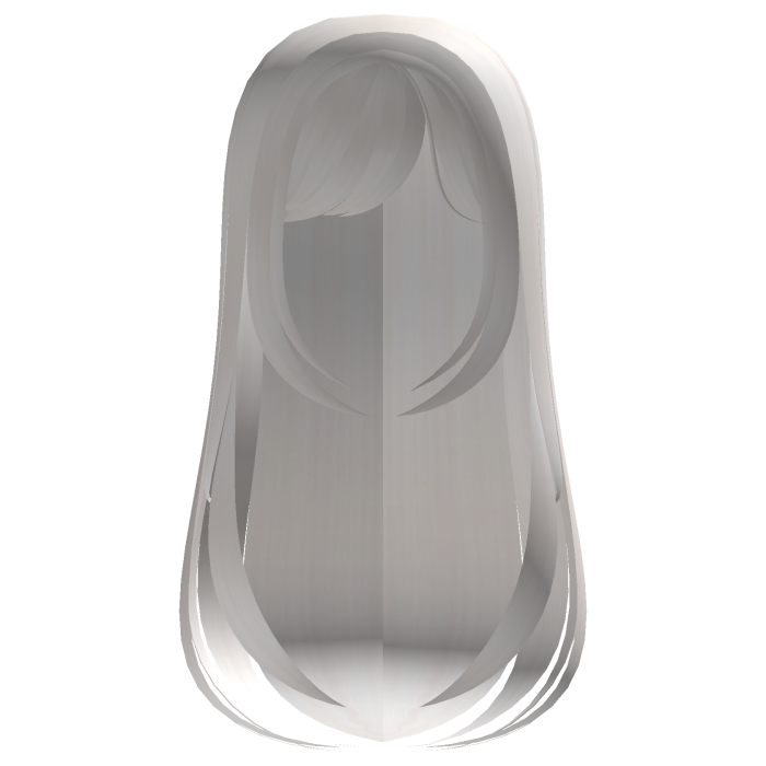 long princess hair white