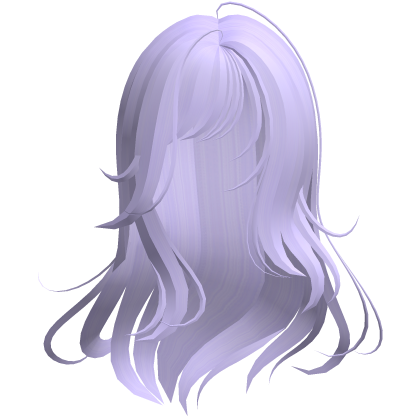 messy moe windy ethereal long hair purple