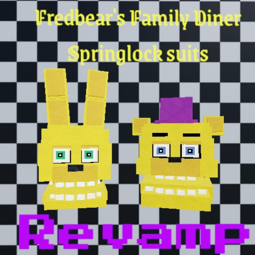 Fredbear's family diner spring lock suits [SL] official Roblox game thumbnail