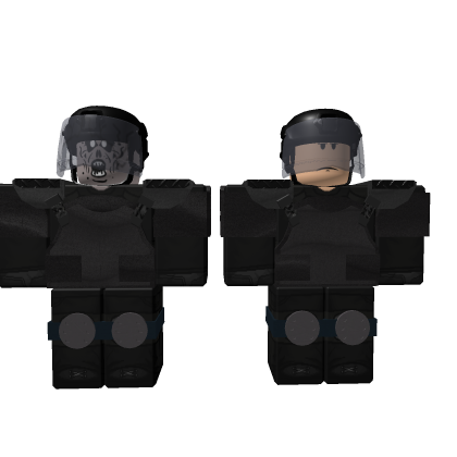 Walking Dead: ###### Riot Police officer + zombie