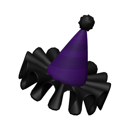 Dark Purple Clown Party Hat Roblox item