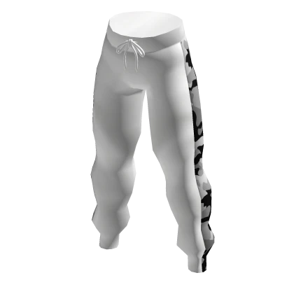 White camo sweatpants clearance
