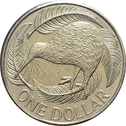 New Zealand 1 Dollar - Elizabeth II (New Type)