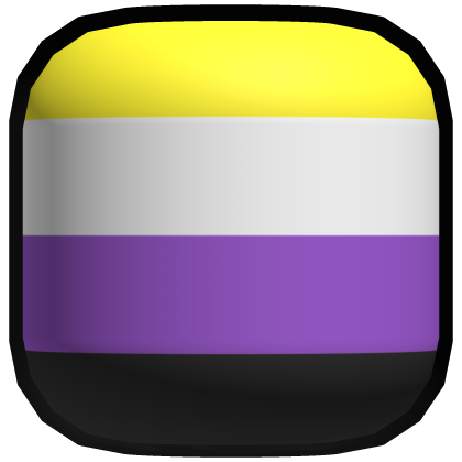 Non-Binary Pride Head