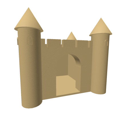 Mini sand castle