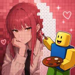 Anime Girl Paint by Numbers icon