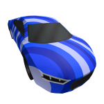 blue car