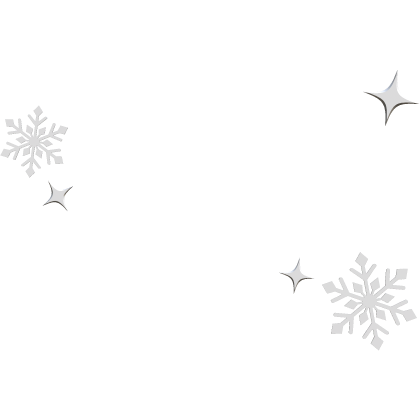 Snowflake Sparkle Face Aura Bling