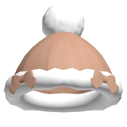 Christmas | adorable brown heart winter beanie