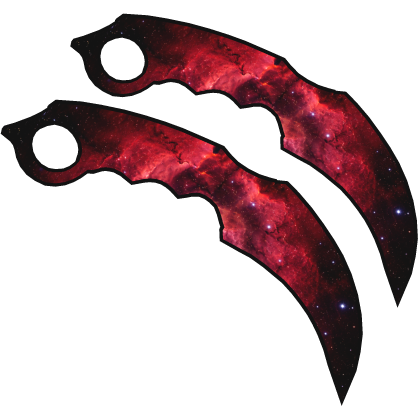 [FREE] Dual Karambits: Rose Nebula V2 thumbnail
