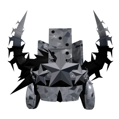 ⏳Limited] Sparkle Silver Crown Horns Clockwork