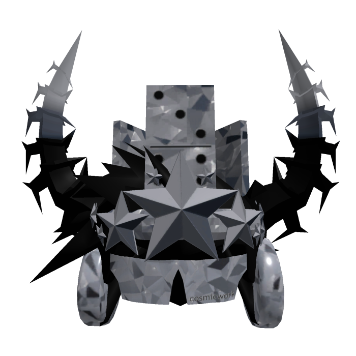 ⏳Limited] Sparkle Silver Crown Horns Clockwork