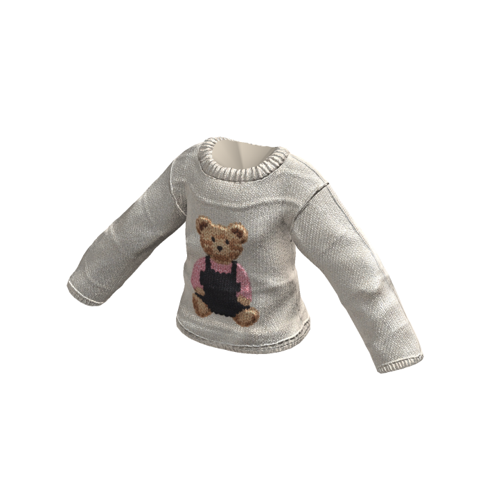 Cozy Knit Bear Sweater